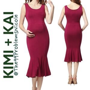 Kimi and Kai Bria Maternity Mermaid Dress